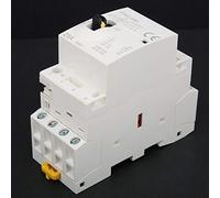 OEBUAFI 4P 25A 220V 50Hz Fiable Contacteur Modulaire DIN Rail avec (4NO)