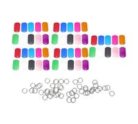 OEBUAFI 50 Paquets D'ébauches en Acier Inoxydable pour Gravure Laser et | Acier Inoxydable ébauches de Gravure Laser ébauches D'estampage Rectangle DIY Artisanat Métal Vierge Chien