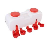 OEBUAFI Abreuvoir Automatique pour Poulets, Abreuvoir à Volaille Grande | Construction Robuste en ABS, Remplissage Semi Automatique, Réduit le Gaspillage D Eau, Convient au Parc à Canards et Oies