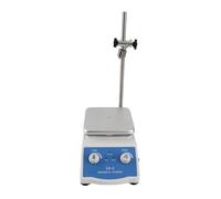 OEBUAFI Agitateur Magnétique 2000 Ml, Plaque Chauffante à Température | Boîtier en Alliage D’aluminium, Faible Bruit Inférieur à 40 DB, Patins Antidérapants, pour Mélange Alimentaire et