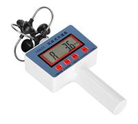 OEBUAFI Anémomètre Portatif LCD pour Mesures de la Vitesse du Vent, Instrument D'enseignement de la Géographie Numérique pour L', 3 Piles AA Incluses
