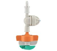 OEBUAFI Arroseur Rotatif 5 Pièces, Pulvérisateur D'irrigation de Jardin Anti-Goutte avec Buse Interchangeable, pour Espaces Verts Publics, Jardin, Arbres Fruitiers Agricoles, Cours,