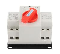 OEBUAFI Automatique Transfert Interrupteur 2P, 125A AC230V Conception | Structure compacte, Bobines de moteur en laiton, Commutation sécurisée avec charge