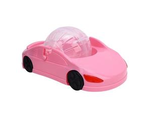 OEBUAFI Balle d'exercice pour Hamster, Voiture de Sport Extra Large, Balle de Course pour Hamster, Jouet Roue pour avec Mouvement Fluide, Facile à Nettoyer pour Hamsters, (Pink)