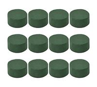 OEBUAFI Blocs de Mousse Florale Verte 12 Pièces, Faciles à Utiliser pour les Projets Artisanaux D'arrangement Floral de Mariage, Mousse + Résine Phénolique 12x4cm