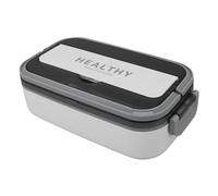 OEBUAFI Boîte à Déjeuner Récipient Alimentaire Box 316 en Acier Inoxydable 700 Ml étanche au -ondes avec Compartiments Séparés pour le Travail Scolaire et de Bureau (WHITE)