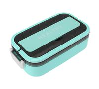 OEBUAFI Boîte à Déjeuner Récipient Alimentaire Box 316 en Acier Inoxydable 700 Ml étanche au -ondes avec Compartiments Séparés pour le Travail Scolaire et de Bureau (Vert Menthe)
