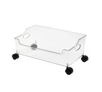 OEBUAFI Boîte à Livres Roulante avec Roues pour Rangement en Classe, Organisation des Devoirs et Utilisation en Bibliothèque