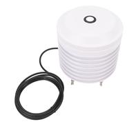 OEBUAFI Boîte à Persiennes de Station Météorologique, Capteur de CO2 de Lumière d'humidité de Température intégré, Station Météo Extérieure pour la de L'environnement et la (YGC-BYX-M-KV-V)