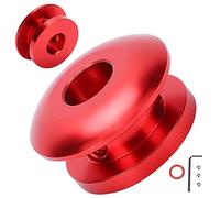 OEBUAFI Bouchon de Pommeau de Levier de Vitesse, Fixateur de Cache-poussière en Métal et Limiteur de Position pour Démarrage de Levier de Vitesse avec Ajustement Universel pour la (Un (rouge))