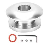 OEBUAFI Bouchon de Pommeau de Levier de Vitesse, Fixateur de Cache-poussière en Métal et Limiteur de Position pour Démarrage de Levier de Vitesse avec Ajustement Universel pour la (C (argent))