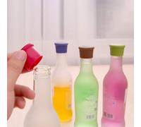 OEBUAFI Bouchon de Vin en Silicone Réutilisable, Hermétique et étanche