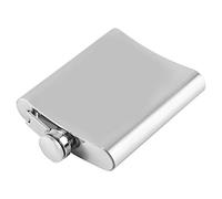 OEBUAFI Bouteille D'alcool de Poche, Bouteille de Whisky Légère et Portable en Acier Inoxydable Anti-fuite avec Surfaces Lisses pour le Camping de Voyage en Plein Air (7 onces)