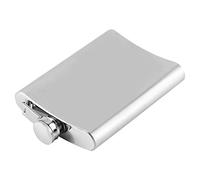 OEBUAFI Bouteille D'alcool de Poche, Bouteille de Whisky Légère et Portable en Acier Inoxydable Anti-fuite avec Surfaces Lisses pour le Camping de Voyage en Plein Air (8 onces)