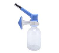 OEBUAFI Bouteille d'eau Suspendue pour Chien, Distributeur Automatique de Grande capacité à Boule Roulante avec Support de Cage Permettant de Gagner de l'espace pour Chiot, Chat, Lapin, (Blue)