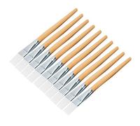 OEBUAFI Brosse pour Masque Capillaire avec Manche en Bois, Applicateur de Boue, pour Bricolage, Soins de la Peau, Salons de beauté, 10 Pièces