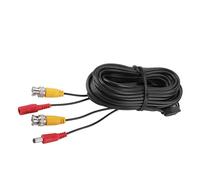 OEBUAFI Câble D'extension D'alimentation Vidéo DC Professionnel BNC, Câble Coaxial Léger CCTV pour Plastique Commercial 5m (10M)