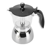 OEBUAFI Cafetière Octogonale Italienne à Usage Multiple pour de Délicieuses Recettes Cafetière Domestique, en Acier Inoxydable 6 Tasses