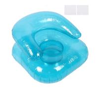 OEBUAFI Canapé Gonflable Transparent PVC, Fauteuil Gonflable Ergonomique pour Intérieur, Extérieur, Piscine, Balcon, Détente