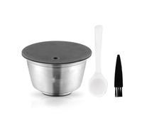 OEBUAFI Capsule à café Réutilisable en Acier Inoxydable pour Dolce Gusto | Ensemble de Tasse Filtre Rechargeable, capacité de 12 G, Résistant à la Corrosion, Compatible avec EDG Mini Me Stelia Drop