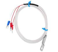 OEBUAFI Capteur de Température PT100 Thermistance Sonde de Mesure de Haute Précision pour Centrale électrique, Usine Chimique, Acier Inoxydable 1 X Sonde (#5)