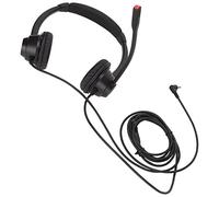 OEBUAFI Casque Binaural de Service Client avec Micro Antibruit pour Les Ventes de Bureau et Les Opérateurs de Télécommunications, Coussin Doux et Confortable