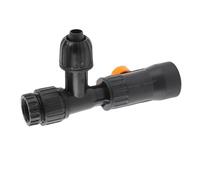 OEBUAFI Changeur d'eau D'aquarium Pompe à Buses de Robinet Pratique avec 2 Adaptateurs pour Un Changement d'eau Rapide Parfait pour L'entretien Quotidien de L'aquarium Plastique comme sur Les Images