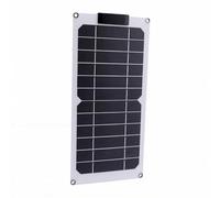 OEBUAFI Chargeur de Panneau Solaire Portable, Conception Monocristalline Robuste de 20 W avec 2 Interfaces de Type C pour Charger des Téléphones et des Tablettes en Extérieur, 235 G
