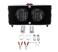 OEBUAFI Chauffage de Voiture, Ventilateur, Chauffage D’appoint Portable | Corps en Fer, 2 Aérations, Dégivrage instantané du Pare-brise, Compact et Prêt à Brancher, Convient aux Berlines et Petits