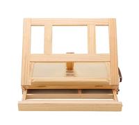 OEBUAFI Chevalet de Table, Chevalet Réglable en Bois de Pin avec 4 Réglages d'angle pour la Peinture et l'affichage, Idéal pour Les Artistes et Les Amateurs d'art