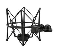 OEBUAFI Clamp/Holder de Montage Antichoc pour Micro Professionnel avec Trou de Vis Inférieur pour une Connexion Facile pour la Diffusion en Direct en Studio D'enregistrement, en Métal/comme Image