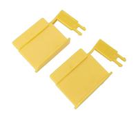 OEBUAFI Clips à Languette de Verrouillage pour Bande de Filtre de | Compatible avec Waterway, Plastique de qualité Supérieure, Mécanisme de Verrouillage Durable, Design Jaune Vif