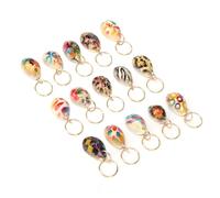 OEBUAFI Clips à Pendentif Dreadlocks à Coque Vibrante, 15 Pièces, Accessoires pour Cheveux Flexibles pour Fêtes, Festivals de Films et Mariages