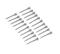 OEBUAFI Clous Durables pour Fer à Cheval en Acier Doux avec Haute Résistance à la Traction, Kit D'accessoires pour Fer à Cheval de 250 Pièces, pour Clouer Droit sans Se Plier (FJ0RACE)