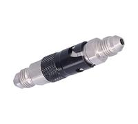 OEBUAFI Connecteur AN3, Raccord de Conduite de Frein en Alliage D'aluminium avec Système de Verrouillage à Baïonnette pour Tuyau D'huile de Turbocompresseur, Tuyau de Liquide de C (SW-21032-BL)