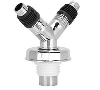 OEBUAFI Connecteur de Joint de Vidange de Sol en PVC de Haute qualité, té de Vidange Résistant à L'usure pour Machine à Laver, Facile à Utiliser dans la Cuisine et la Salle de Bain (Couvercle