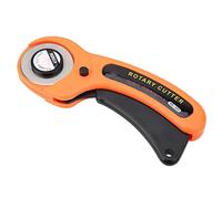 OEBUAFI Coupeur Rotatif de 45 Mm, Lame Tranchante avec Bouton de Verrouillage de sécurité pour la Couture, le Matelassage, la Coupe de Tissu, L'artisanat, Parfait pour Tailler des