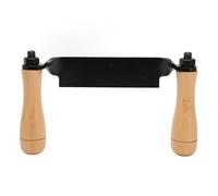 OEBUAFI Couteau à Tirage Droit, Lame en Acier de qualité Supérieure de 8 Pouces, dureté HRC 30 avec Double Manche en Bois pour la Sculpture sur Bois et la Fabrication de Meubles