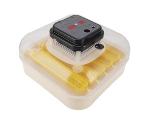 OEBUAFI Couveuse 30 œufs avec Retourneur Automatique D'œufs pour | Fabriqué en ABS Sûr, Température Constante Intelligente, pour œufs de Poule, Canard, Caille, Retournement Automatique des