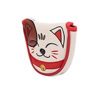 OEBUAFI Couvre-tête de Putter de Lucky Cat Imperméable, Protection en Peluche Douce et Durable pour Les Amateurs de des Putters de Maillet
