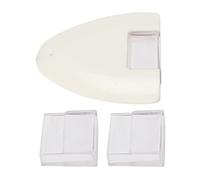 OEBUAFI Craie de Tailleur Professionnelle, Outil de Tissu à Coudre Triangulaire en Plastique pour la Couture, la Fabrication de Chaussures et la Broderie Artisanale (WHITE)