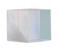 OEBUAFI Cube Prisme en Verre Optique, Cube de Dispersion RVB pour