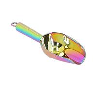 OEBUAFI Cuillère à Glace, Cuillère à Nourriture en Acier Inoxydable et Pelle à Farine pour Bonbons de Maïs soufflé à la Farine de Sucre glacé à la Maison, au Restaurant, au Magasin (N ° 6 8 pouces)