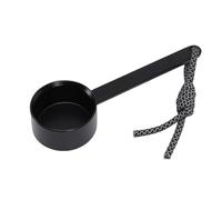 OEBUAFI Cuillère à Mesurer le café, capacité de 10 G en Alliage D'aluminium de qualité Supérieure, Long Manche pour un Accès Facile, avec un Design Noir élégant, pour les Ingrédients en