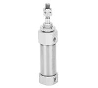 OEBUAFI Cylindre Pneumatique Compact à Double Effet, Fonction pour les Tâches D'automatisation, Haute Résistance à la Corrosion, Acier Inoxydable, Course de 10 Mm à 30 Mm (CDJ2B16-10B)