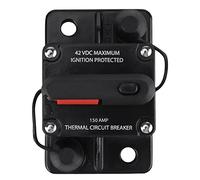 OEBUAFI Disjoncteur à Réinitialisation Manuelle pour Systèmes Audio de Voiture - Protecteur de Surtension en Ligne DC12 V-42 V pour Installation de Véhicule (150A)