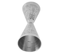 OEBUAFI Doseur à Cocktail en Acier Inoxydable, Double Tête Gravée 30 Ml | Design à Double Tête pour une Prise Facile, Marques de Mesure Gravées, Acier Inoxydable pour Bar à Domicile ou Kit de Barman