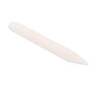 OEBUAFI Dossier en Os Véritable, Outil en Os Véritable pour L'artisanat du Cuir, Longueur de 6 Pouces, Tête Pointue pour Froisser et Marquer, pour Lisser et Coller Les Cuirs