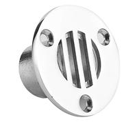 OEBUAFI Drain de Pont en Acier Inoxydable 316 de qualité Marine, Raccord de Drainage de Bateau, Drain de Sol de Yacht avec Vernis Miroir pour Le Drainage de Pont de Bateau de Pêche (22MM)