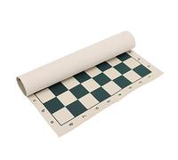 OEBUAFI Échiquier D'échecs en PVC Souple Pliable, échiquier de Conception D'apparence Classique pour L'amélioration des Compétences de Pensée Critique, 34,5x34,5 Cm pour Une Soirée de Jeu en Famille
